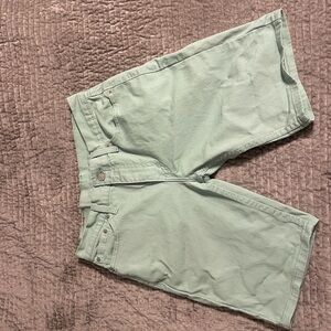 Levi Mint Green Shorts